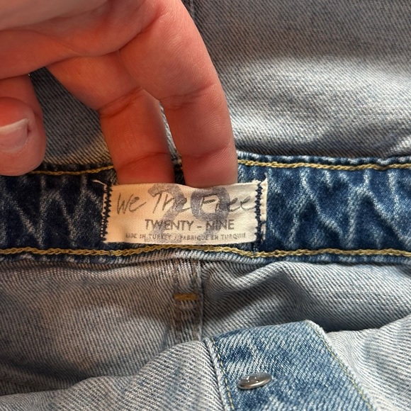 We The Free Blue Denim Jeans Overalls - Picture 10 of 14